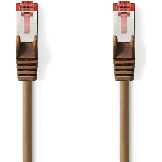 Nedis CAT 6 S/FTP-netværkskabel 7,5 m brun