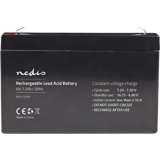 Nedis BALA72006V 6 V 7200 mAh blybatteri
