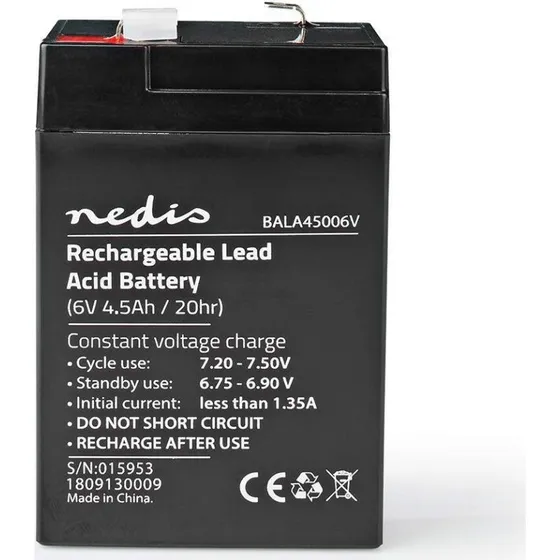 Nedis BALA45006V 6 V 4500 mAh blybatteri