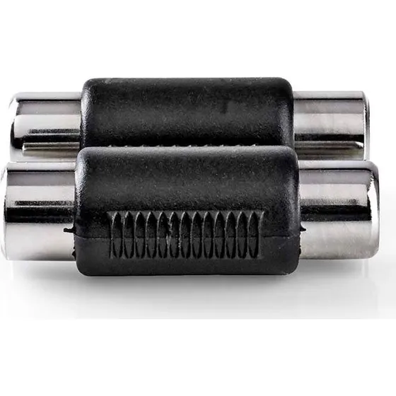 Nedis CAGB24952BK Stereo RCA-kobling, sort
