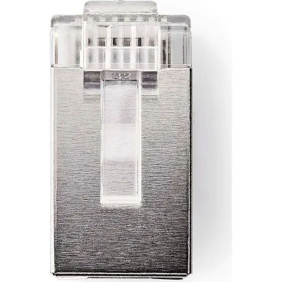 Nedis RJ45-stik Han STP CAT6 Guldplateret 10 stk. Transparent
