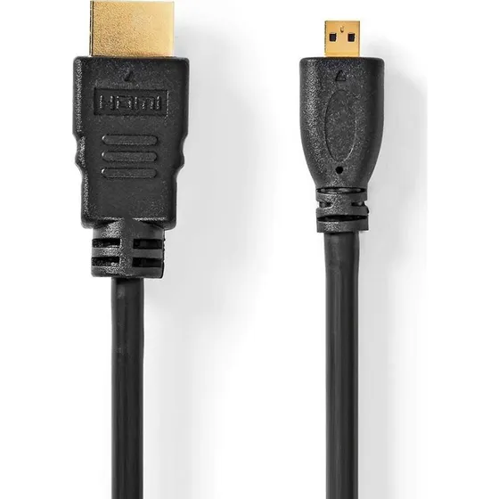 Nedis HDMI-kabel med Ethernet 2 m, sort
