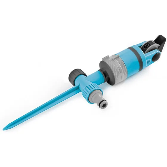 Cellfast Sprinkler med spyd, 4 funktioner — 346 m², grå/blå