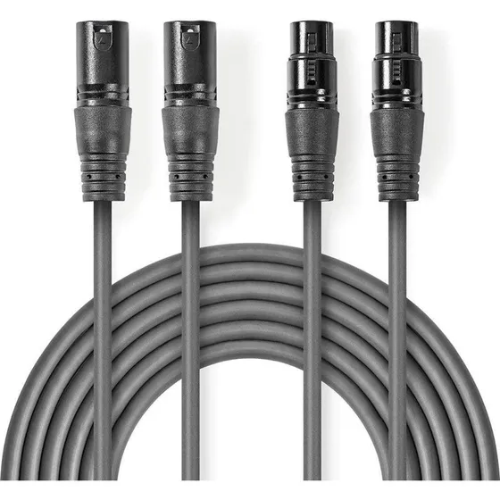 Nedis OnStage XLR 3-pin Audio Kabel 1,5 m