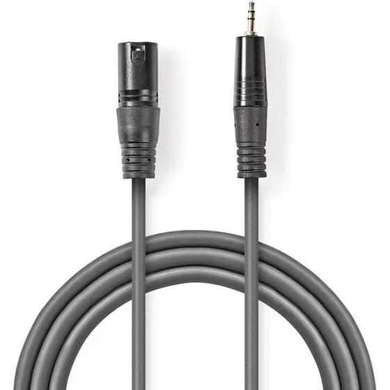Nedis OnStage XLR til 3,5 mm lydkabel 3 m
