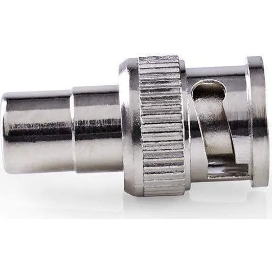 Nedis Aerial Adapter BNC Han til RCA Hun, 10 stk., Sølv