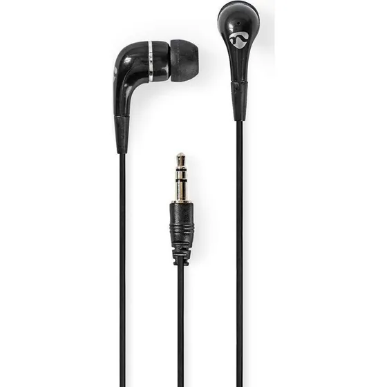 Nedis In-Ear Hovedtelefoner 3.5 mm, 1,2 m, Sort