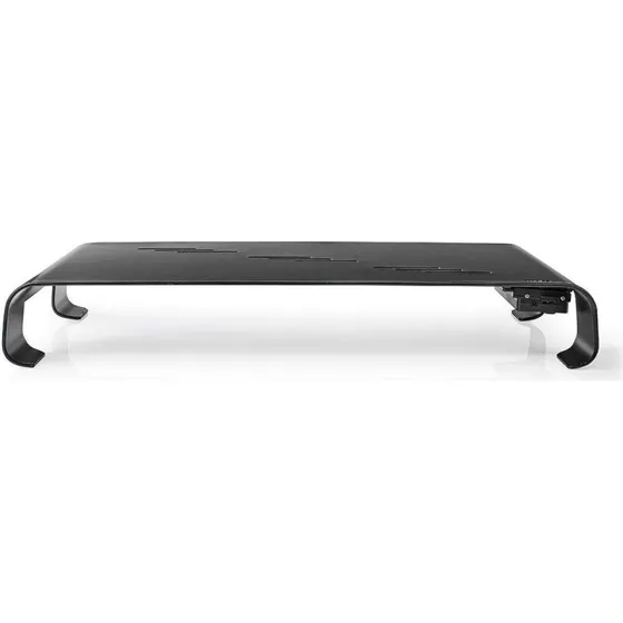 Nedis Monitorstand med USB-hub, 18 kg, sort