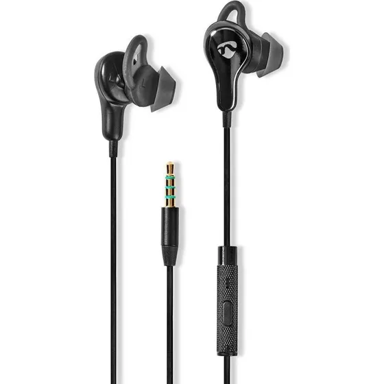 Nedis Sportshøretelefoner In-Ear 3,5 mm, Sort