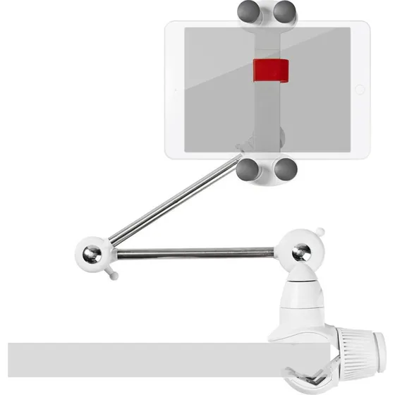 Nedis TDMT111WT Tabletstativ | Hvid/Metal | 360° Bærbart | 10-30,5 cm