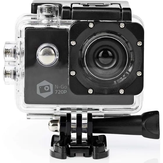 Nedis ACAM11BK Actionkamera 720p, vandtæt til 30 m, Wi-Fi, 90 min