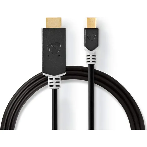 Nedis Mini DisplayPort/HDMI Adapterkabel 2 m, Guldplateret