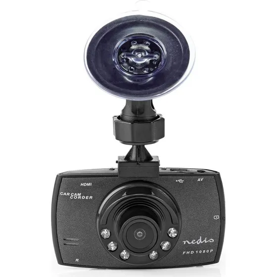 Nedis DCAM11BK 1080p Dash Cam 2,7" LCD Mørkegrå