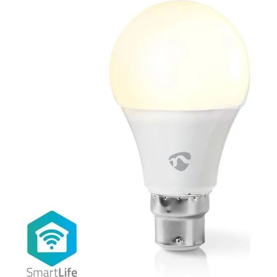 Nedis SmartLife LED-Pære Wi-Fi B22 9W Varm Hvid