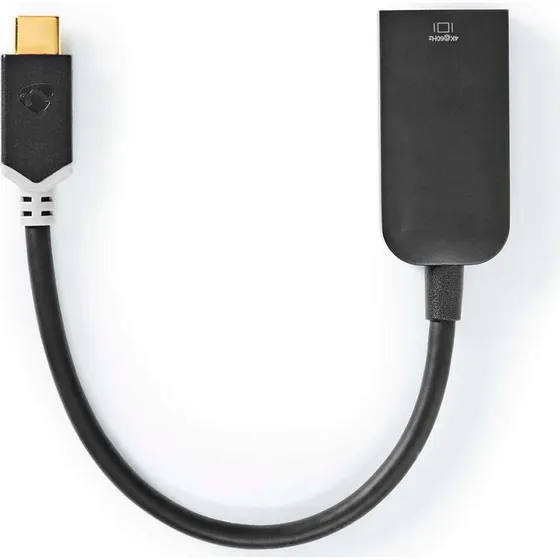 Nedis USB-C til HDMI Adapter 4K@60Hz, 20 cm, antracit