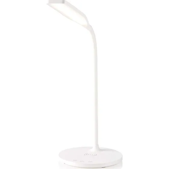 Nedis LED-bordlampe med Qi-oplader, 36 LED, dimbar, cool/varm hvid