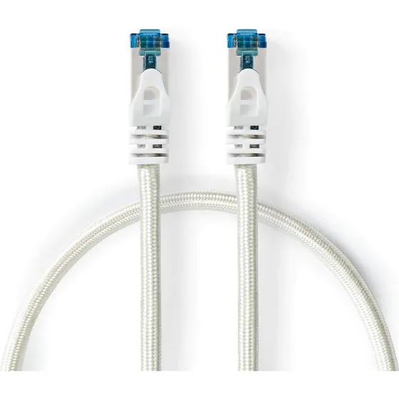 Nedis CAT6a S/FTP 1m Snagless Netværkskabel | Sølv