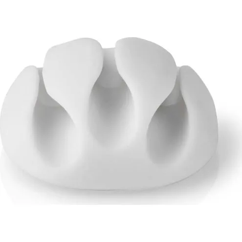 Nedis Kabelklips 3 Pladser 5,3 mm Hvid (4 stk)