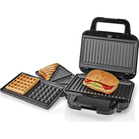 Nedis Multi Grill 700W | Grill/Sandwich/Vaffel