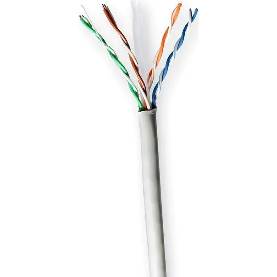 Nedis CCBG8520GY100S Cat6 Netværkskabel, Grå, 100 m