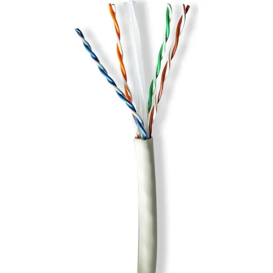Nedis CCBG8535GY100S CAT6a Netværkskabel, Grå, 100 m