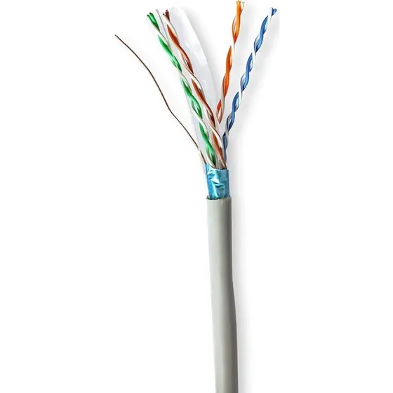 Nedis CCBG8522GY300S Cat6 F/UTP Netværkskabel, Grå, 305 m