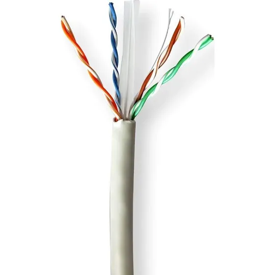Nedis CCBG8525GY100S Cat6 Netværkskabel 100m Grå
