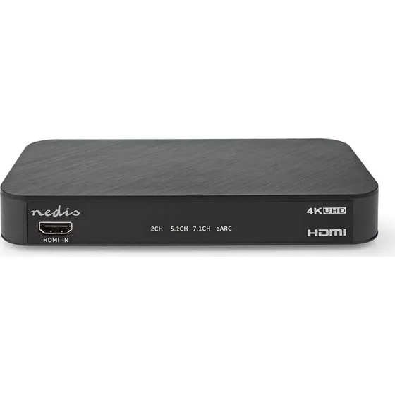 Nedis Digital Audio Converter | 1-vejs | HDMI in, 3.5 mm & TosLink out | Antracit