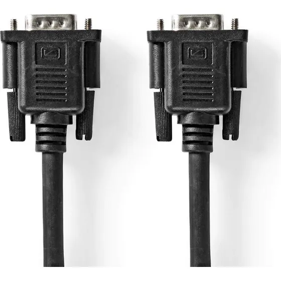 Nedis CCGL59100BK20 VGA-kabel, 2 m, sort