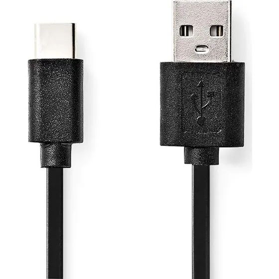 Nedis CCGL60600BK10 USB-A til USB-C-kabel, 1 m, sort