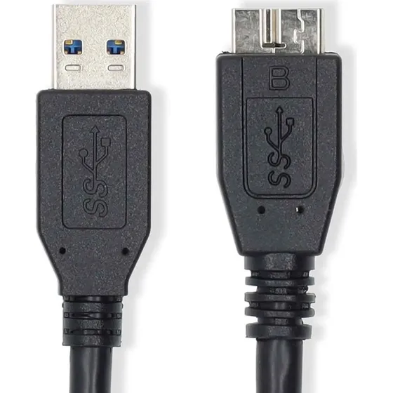 Nedis CCGL61500BK10 USB-kabel, 1 m, sort