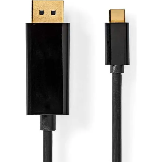 Nedis USB-C™ Adapter 2m Guldplateret | 4K@60Hz DisplayPort