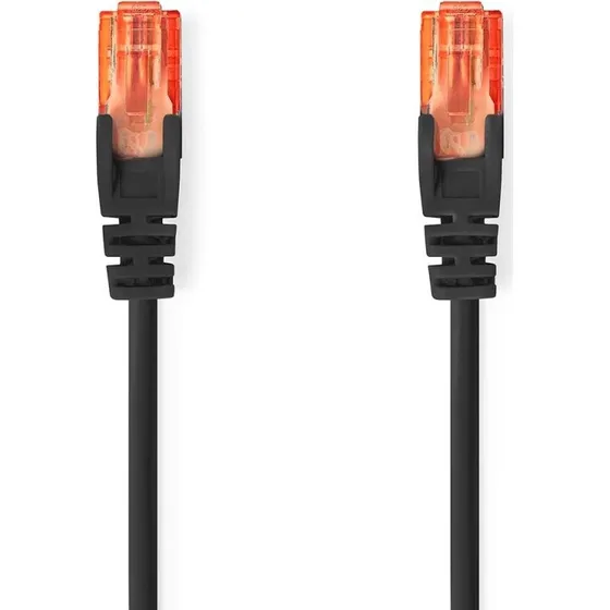 Nedis CCGL85200BK100 Kat 6 netværkskabel 10 m, sort