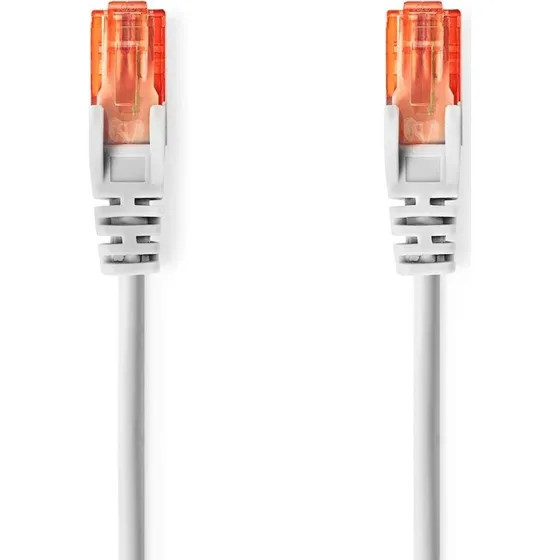 Nedis CCGL85200GY05 Cat6 U/UTP 0,5 m Grå Rund Ethernet Kabel