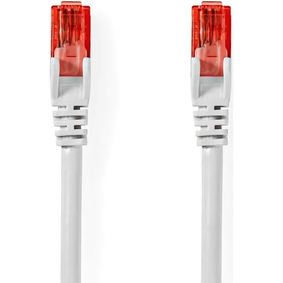 Nedis CCGL85200WT05 Cat6 Netværkskabel, Hvid, 0,5 m