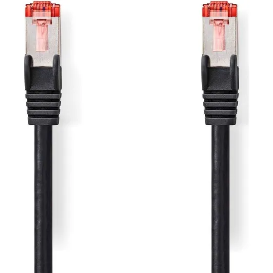 Nedis CCGL85221BK025 Cat6 S/FTP netværkskabel, 0,25 m, sort