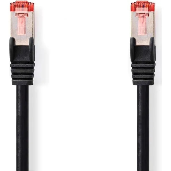 Nedis CCGL85221BK200 Kat 6 S/FTP Ethernet-kabel, 20 m, Sort