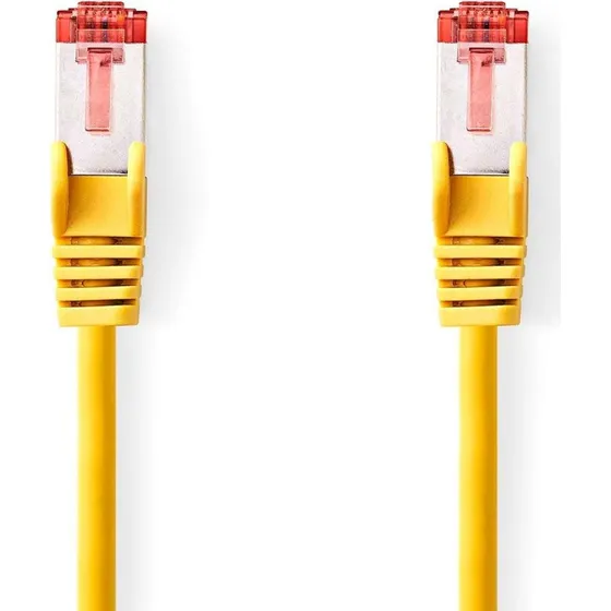 Nedis CCGL85221YE05 Kat 6 S/FTP Netværkskabel, Hvid, 0,5 m
