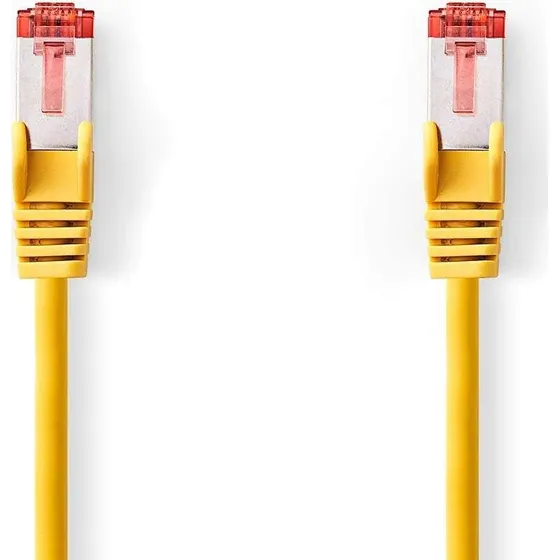 Nedis CCGL85221YE100 Kat 6 S/FTP-gul 10 m netværkskabel