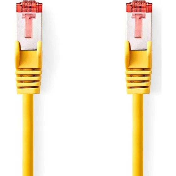 Nedis CCGL85221YE20 Kat 6 S/FTP netværkskabel, Gul, 2m