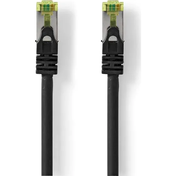 Nedis CAT7 S/FTP Patchkabel, 10 m, Sort, RJ45 Mand til Mand