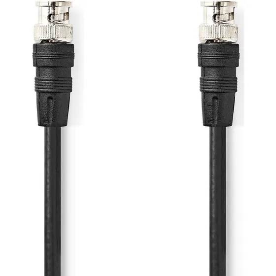 Nedis BNC Video Kabel 1,00 m Nikkelpladeret 75 Ohm