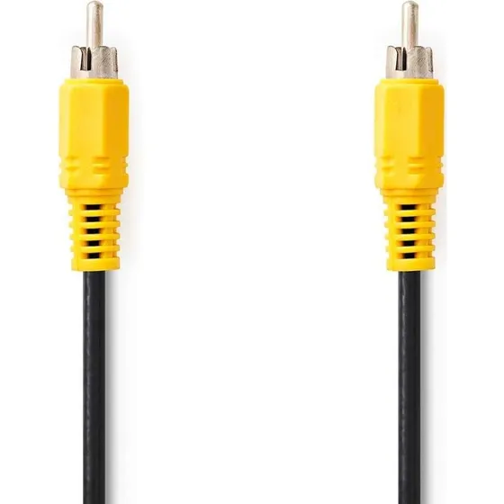 Nedis CVGL24100BK100 Kompositvideokabel, 10 m, sort