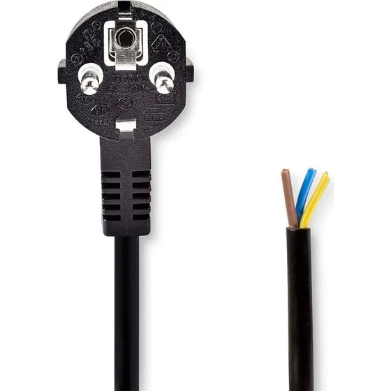 Nedis CEGL10700BK30 3 m strømkabel sort