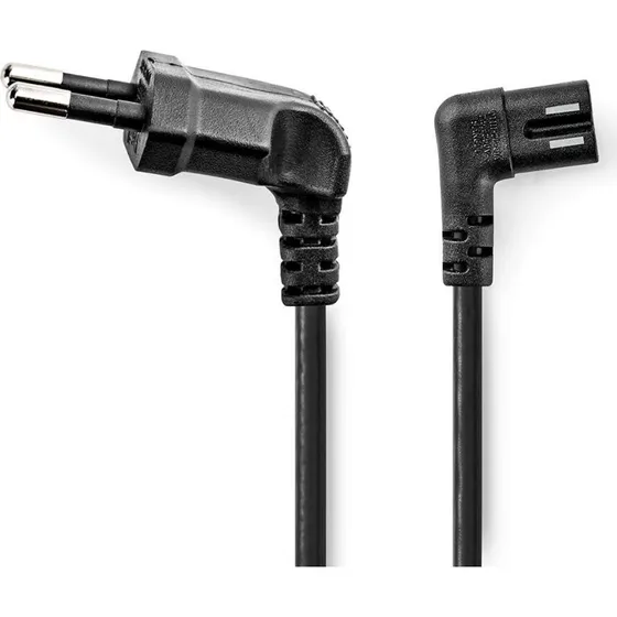 Nedis CEGL11055BK30 3 m vinklet strømkabel, sort