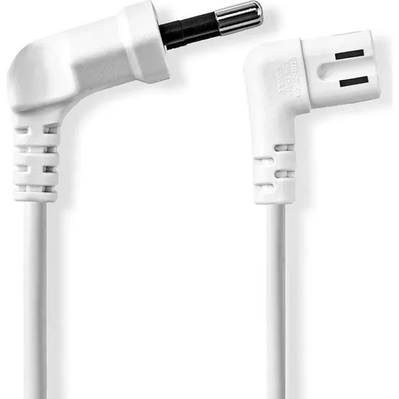 Nedis CEGL11055WT30 3m vinklet strømkabel hvid