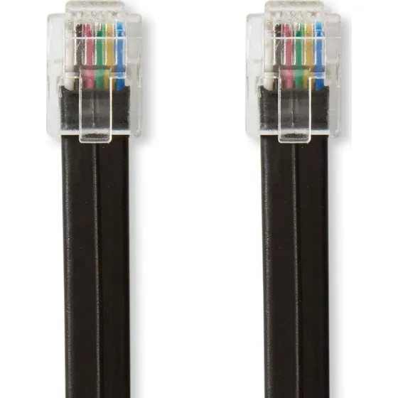 Nedis TCGL90300BK10 1 m sort telefonkabel