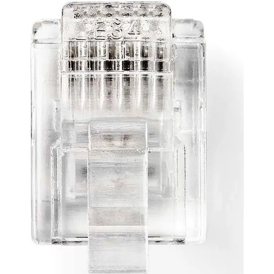 Nedis CTGB90933TP RJ12 Lige Telecom-Stik, Guldplateret