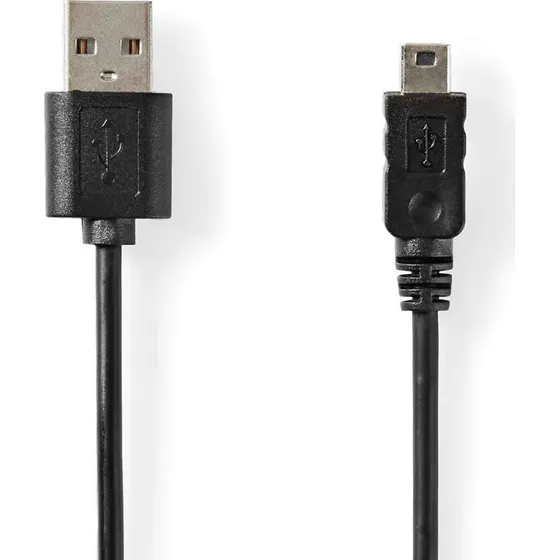 Nedis CCGL60301BK20 USB A til Mini 5-Pin 2 m, sort