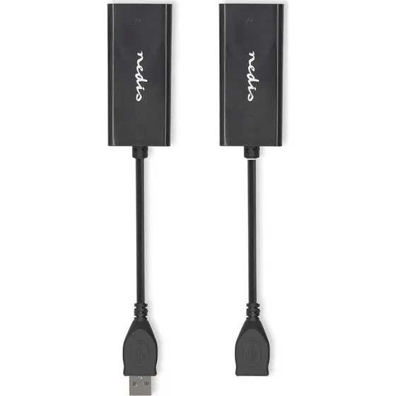 Nedis USB 2.0 Extender 50 m | Nikkelplateret | Rund